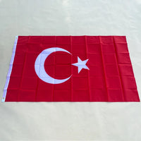 EOODLOVE FLAG Türkiye flag 90X150cm high quality polyester Türkiye 3x5ft indoor and outdoor decoration flag