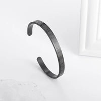 Exquisite Quran Verses Ayatul Kursi Bracelet Islamic Muslim Stainless Steel Jewelry Men\\\\'s Arabic Calligraphy Bangles Ramadan