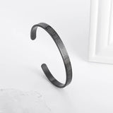 Exquisite Quran Verses Ayatul Kursi Bracelet Islamic Muslim Stainless Steel Jewelry Men\\\\'s Arabic Calligraphy Bangles Ramadan