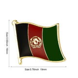Afghanistan Flag Badge Pin Lapel Pin Badge for Backpack