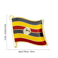 Flag Pins Country Flag Badge Flag Brooch National Flag Lapel Pin International Travel Pins Collections