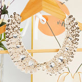 Pearl Beaded Lace Trim Collar Ribbons Women Necklace Wedding Jewelry for Clothes Dress  Beads Crystal Collar Wedding Jewelry