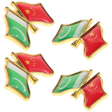 4pcs Pakistan Friendship Lapel Pins Brooch Pin For Women Metal Flag Badge Decorative Brooch Clothes Breastpin Enamel Hat