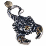 Creative Design 925 Silver Necklace for Mens Unique Design Domineering Pendant Scorpion Hip Hop Retro Charming Jewelry