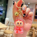 Acrylic Keychain with Flowing Sand Toy Figure Bag Accessory Cute Blind Box Decoration Gift Key Chain from Mainland China