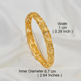 Anniyo 1PIECE (6.7CM) Bracelets Women Girls Dubai Bracelet Jewelry Arab Middle Eastern African Ethiopian Bangles #171116