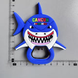 PVC Fridge Magnets Tourist Fridge Magnets for Cancun Mexico Honduras Fridge Decorations Stickers Home Decor