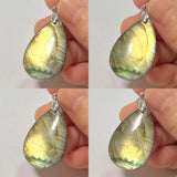Pendant Natural Stone Irregular Shape Blue Purple Labradorite Pendant for Women Men Jewelry 1Pcs