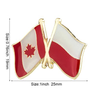 Flag Laple Pin Badge Brooch Canada friendship Ethiopia Ireland Brazil Pakistan Belgium Poland Germany Russia Philippines Finland