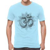 Om Aum Symbol Goa T Shirts Men Fashion T Shirts Namaste Buddhism Hinduism Tshirts Cotton Oversized Tee Tops Clothes