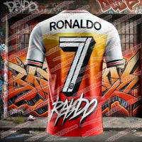 2025/26 Hot Selling Ronaldo's Fresh and Cool Summer Sports Shirt, Breathable, Quick drying, Comfortable T-shirt for Daily Use