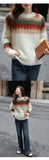 Christmas Red Sweater 2025 Autumn and Winter New Lazy Wind Thick Retro Design Knitted Pullover Winter Clothes Women