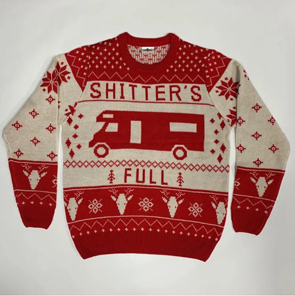 AliExpress  supply of Europe and the United States Christmas knitted pullover jacquard with color an
