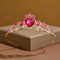 Ladies' Fashion Design Crown Necklace Earrings Jewelry Set Suitable for Wedding, Party, Festival Gifts
