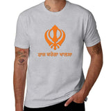 Raj Karega Khalsa T-Shirt plus size tops plain vintage clothes Short sleeve tee plain t shirts men