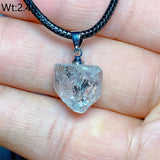 Natural Crystal Herkimer Diamond Pendant Hang Stone Gemstones Mineral Energy Reiki Home Decorations Gift Ore Crystals