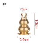 Durable Antique Style Incense Burner Air Purification Metal Aroma Furnace Gifts Wishing Aladdin Lamp Home Decor