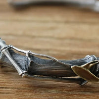Handmade Bamboo Node Open Bracelet Vintage Worn Handmade Jewelry Bracelets Bold Ethnic Style Bracelet New Hot Sale Of The Season