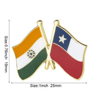 Chile flag lapel pin badge pin Brooch Icons