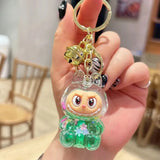 Acrylic Keychain with Flowing Sand Toy Figure Bag Accessory Cute Blind Box Decoration Gift Key Chain from Mainland China