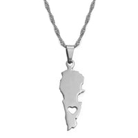 Anniyo Lebanon Country Map Pendant Necklaces Gold Color Jewelry Liban Maps of Lebanese Patriotic s @018521