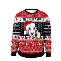 Clothing Wholesale Unisex Men Women 2026 Ugly Christmas Sweater Santa Elf Christmas Funny Fake Hair Sweater Autumn Winter Tops