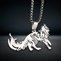 Domineering Flying Eagle Animal Pendant Necklace Men's Fashion Rap Cool Trendy Party Jewelry