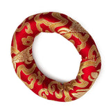 Silk Brocade Cushion Pillow For Yoga Tibetan Singing Bowl Mat Meditation Ring Cushion Buddhism Products Sound Bowl Pads Home