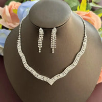 Nightclub Party Luxurious Rhinestone Necklace New Fashion Women Sexy Personality Exaggerate Shiny Necklace Jewelry