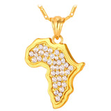 Multiple Countries Map Pendant Necklaces for Woman Man Gold Color IN USA HT ML MU CM PL UAE Africa CZ Map Unisex Jewelry Gift