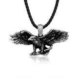 Beier Wholesale Stainless Steel Emboss Eagle Pendant necklace For Man Punk good detail Animal Jewelry BP8-542