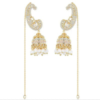 Gypsy Jewelry Retro Ethnic Indian Jhumka Crystal Small Bells Beads Drop Tassel Earrings Women Bohemian Statement Jhumki Tribal