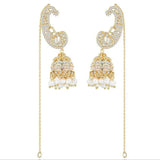 Gypsy Jewelry Retro Ethnic Indian Jhumka Crystal Small Bells Beads Drop Tassel Earrings Women Bohemian Statement Jhumki Tribal
