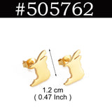 Venezuela,Afghanistan,Lebanon Cedar,Madagascar,India Punjab,Trinidad and Tobago Stud Earrings Stainless Steel Jewelry #505621