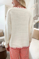 Warm Knitted Sweater Mujer for Women, Perfect for Christmas