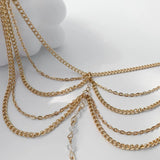 Women's Charm Metal Pearl Anklet Golden Multilayer Foot Chain Bohemia Fashion Rhinestone Ankle Bracelet Beach Jewelry Accessory