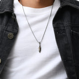 Punk Wishing Stone Necklaces for Men Boys,Stainless Steel Sun Pattern Lion Head Pendant Necklaces,Birthday Anniversary Gift