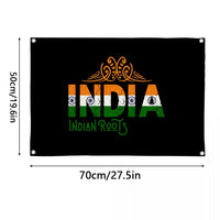 Love India Jai Hind Map Flag Room Bedroom Home&Outdoor Wall Hanging Concert Printed Background Decoration Art Banner