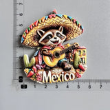 PVC Fridge Magnets Tourist Fridge Magnets for Cancun Mexico Honduras Fridge Decorations Stickers Home Decor