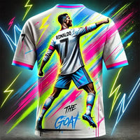 2025-26 CHATGPT Original Design New Arriavl The Goat Design Football Jersey Training Kit Oversized O-neck Soccer Tee