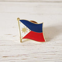 National Flag Metal Lapel Pin Country Badge All the World Netherlands Palestine Panama Peru Philippines Poland  Portuguesa Qatar