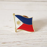 National Flag Metal Lapel Pin Country Badge All the World Netherlands Palestine Panama Peru Philippines Poland  Portuguesa Qatar