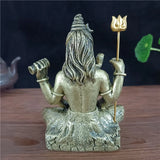 Bronze Color Shiva Statue Hindu Ganesha Vishnu Buddha Figurine Sculpture Room Office Home Decoration India God Feng Shui Crafts