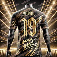 New Hot Selling Yamal Fashion 3D Printed Men's Fan Commemorative T-shirt Daily Sports Quick Drying Jersey