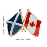 Scotland Flag Laple Pin Badge Brooch