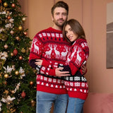 2025 New Women Men Kids Christmas Sweaters Casual Soft Jumpers Warm Thicken Matching Outfits Pullover Knitwear Xmas Family Look
