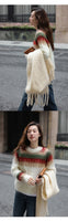 Christmas Red Sweater 2025 Autumn and Winter New Lazy Wind Thick Retro Design Knitted Pullover Winter Clothes Women