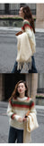 Christmas Red Sweater 2025 Autumn and Winter New Lazy Wind Thick Retro Design Knitted Pullover Winter Clothes Women