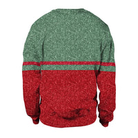 [You're My Secret]Women Autumn Winter Long Sleeve Crew Neck Pullover Tops Christmas Party Santa Claus Printed Casual Sweatshirts