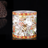 200Pcs/Box Handmade Light Replacementbottle Diy Burner Butterkerosene Diya Holders Oil Lamp Wick Making Supplies Floating Candle